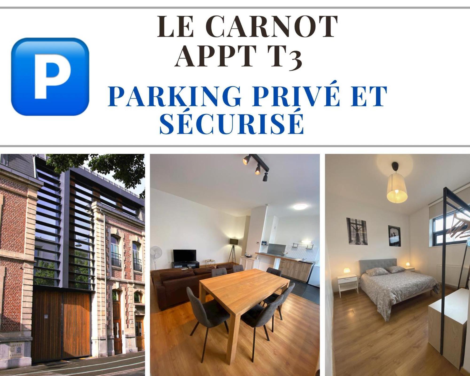 Le Carnot Appartement Avec 2 Chambres Separes Et Parking Privatif Et Securise Arras Exterior photo